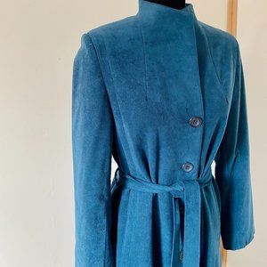 Blue Suede Coat
